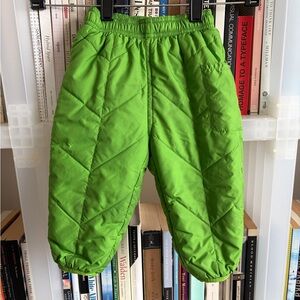 The Northface insulated quilted pants | 6-12 months